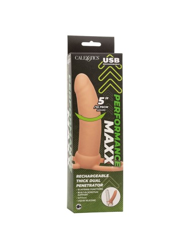 CALEXOTICS - MAXX THICK DOUBLE PÉNÉTRATEUR 10 VIBRATIONS CHAIR