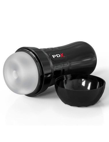 PDX EXTREME - SLIDE & GLIDE MASTURBATEUR AUTOLUBRIFIANT TRANSPARENT