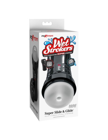 PDX EXTREME - SLIDE & GLIDE MASTURBATEUR AUTOLUBRIFIANT TRANSPARENT