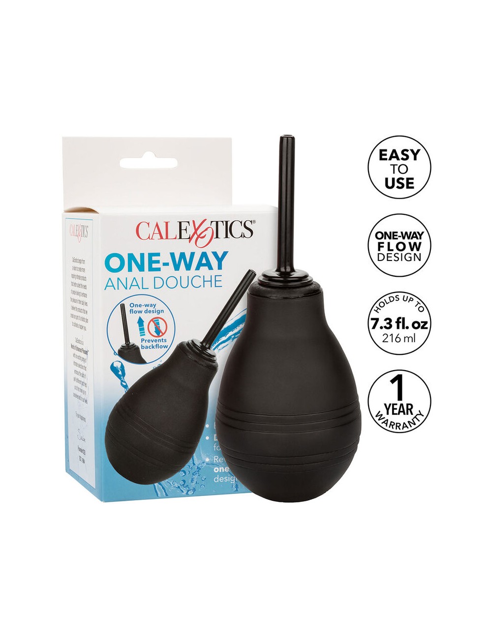 CALEXOTICS - ONE WAY DOUCHE ANALE NOIRE CALEXOTICS - ONE WAY DOUCHE ANALE NOIRE