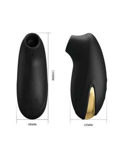 PRETTY LOVE - MASSEUR DASPIRATION DE LUXE RECHARGEABLE NOIR