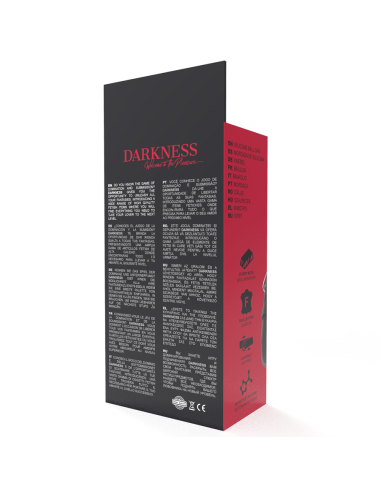 DARKNESS - BTON EN SILICONE RESPIRANT NOIR