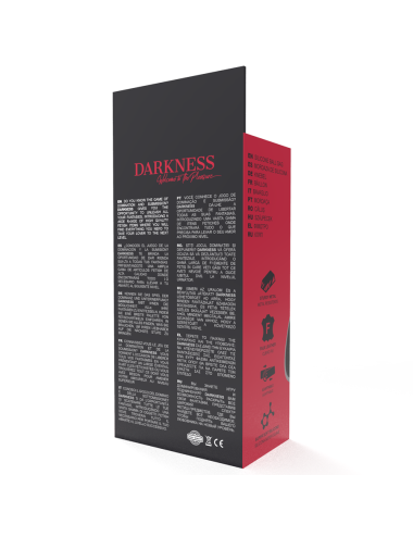 DARKNESS - BILLON EN SILICONE NOIR