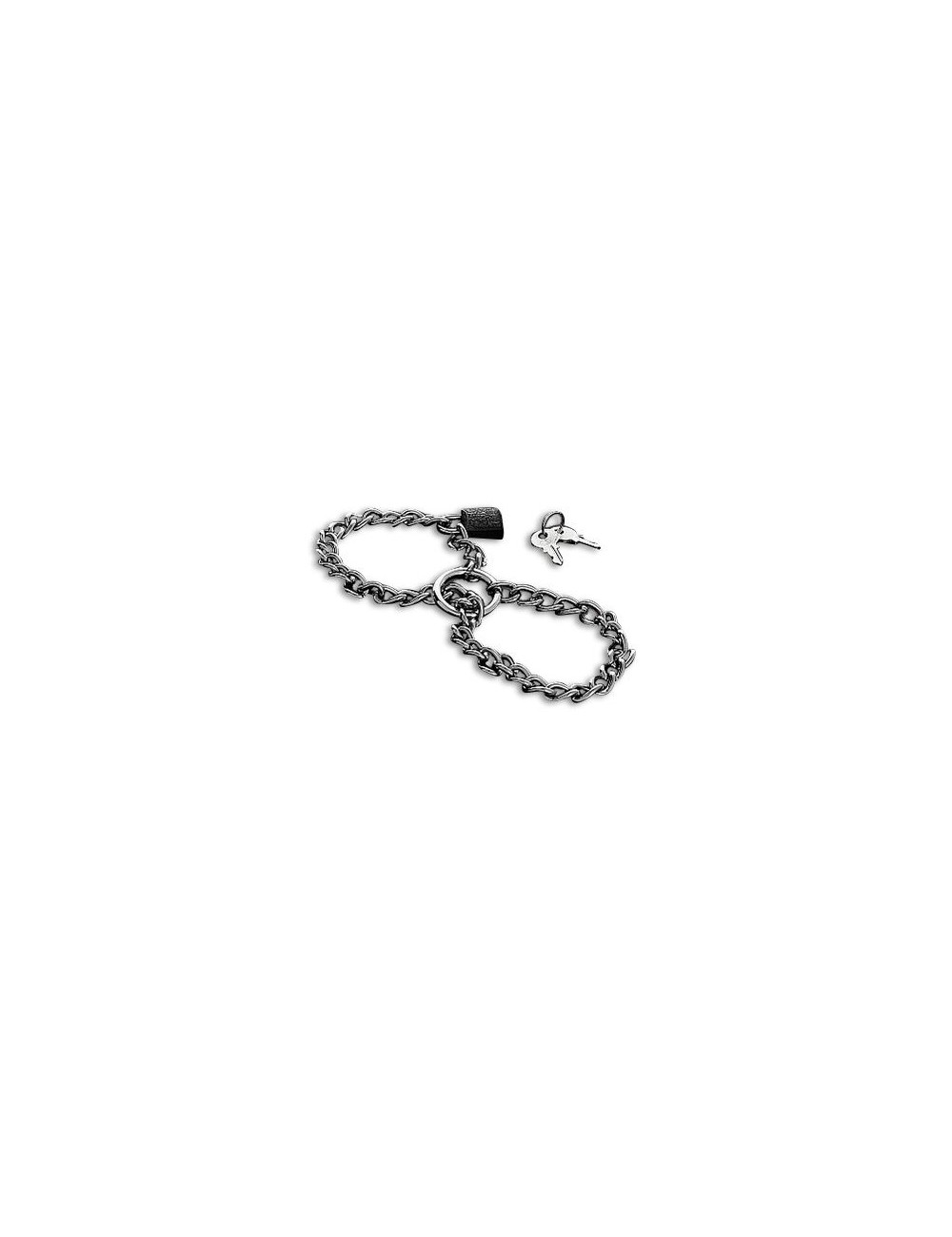 METAL HARD - MENOTTES AVEC CHAÎNE EN ACIER INOXYDABLE. METAL HARD - MENOTTES AVEC CHAÎNE EN ACIER INOXYDABLE.