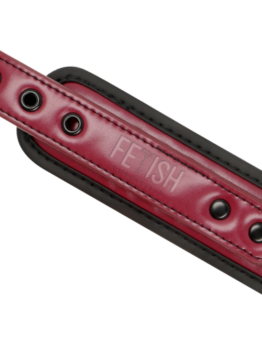 FETISH SUBMISSIVE DARK ROOM - COLLIER CHAÎNE DOUBLURE EN NÉOPRÈNE