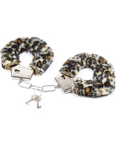 OHMAMA FETISH - POIGNETS EN MÉTAL FOURRÉS EN VELOURS