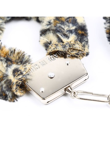 OHMAMA FETISH - POIGNETS EN MÉTAL FOURRÉS EN VELOURS