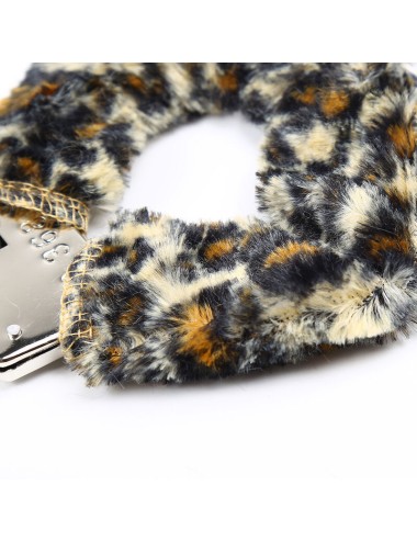 OHMAMA FETISH - POIGNETS EN MÉTAL FOURRÉS EN VELOURS