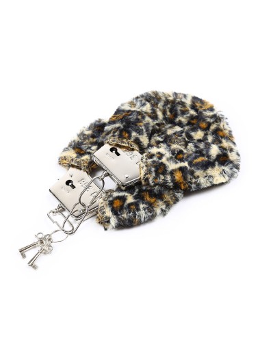 OHMAMA FETISH - POIGNETS EN MÉTAL FOURRÉS EN VELOURS