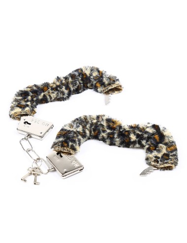 OHMAMA FETISH - POIGNETS EN MÉTAL FOURRÉS EN VELOURS