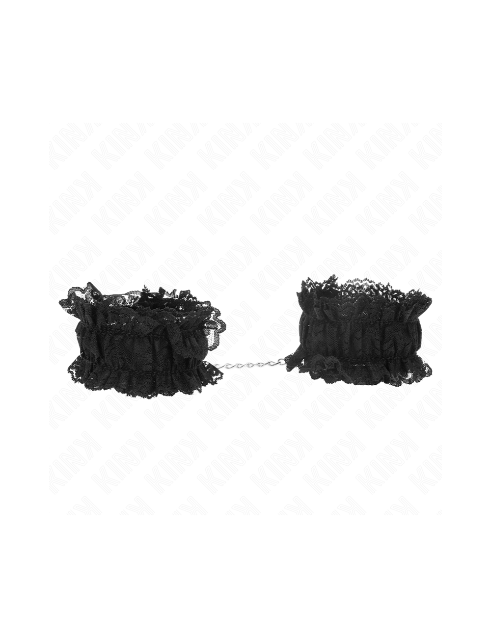 KINK - ATTACHE-POIGNETS ÉLASTIQUES EN DENTELLE NOIR