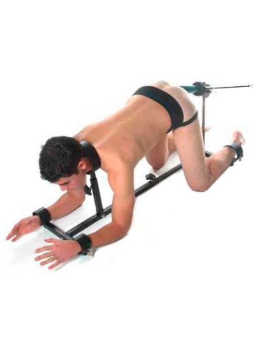 METAL HARD - PRISON BDSM AVEC ACCESSOIRE DE PÉNÉTRATION