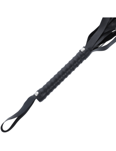 DARKNESS - FOUET DE BONDAGE NOIR 51 CM