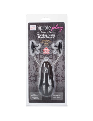 CALEXOTICS - VIBR TEASERS CHAUFFANT NIPPLE NOIR