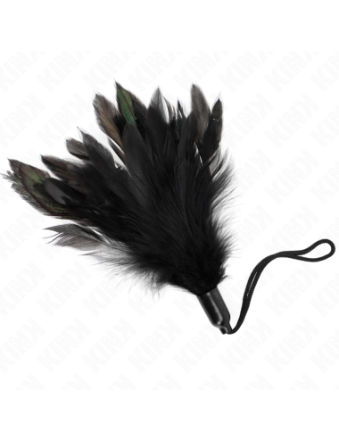KINK - PLUMES CHACOUILLÉES AVEC MANCHE CORDE BASE PLASTIQUE 15 CM