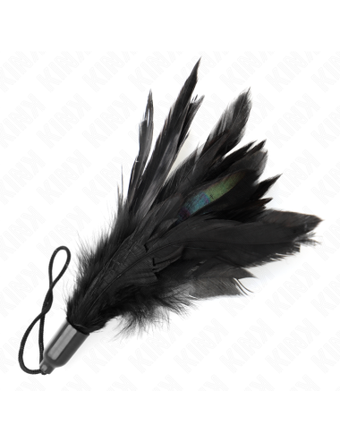KINK - PLUMES CHACOUILLÉES AVEC MANCHE CORDE BASE PLASTIQUE 15 CM