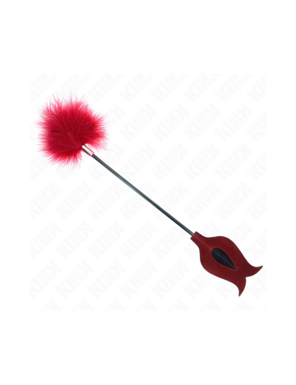 KINK - PLUMES DE CHACOUILLES AVEC PALETTE EN FORME DE ROSE 8 CM