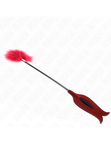 KINK - PLUMES DE CHACOUILLES AVEC PALETTE EN FORME DE ROSE 8 CM