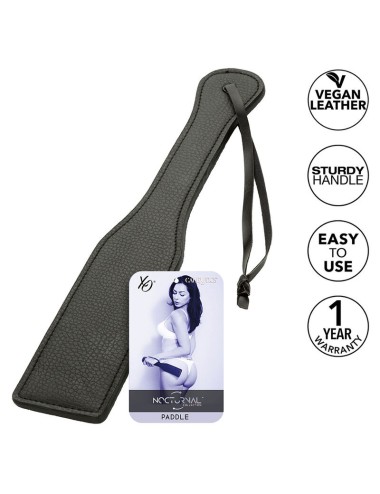 CALEXOTICS - NOCTURNAL PADDLE EN CUIR NOIR