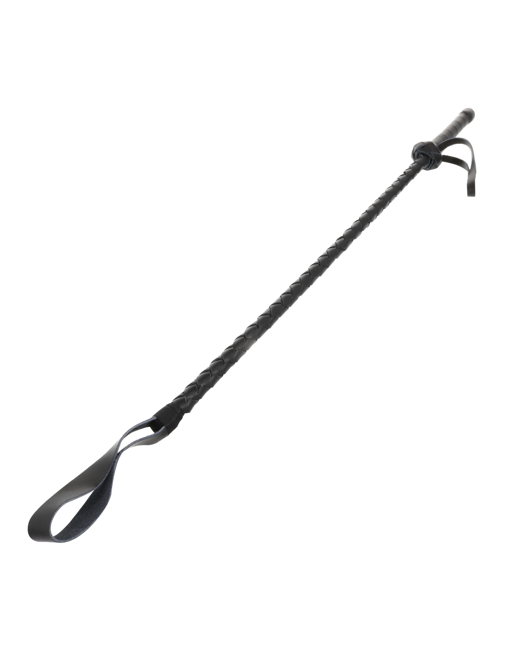 DARKNESS - FOUET BDSM FÉTICHISTE EN CUIR 60CM DARKNESS - FOUET BDSM FÉTICHISTE EN CUIR 60CM