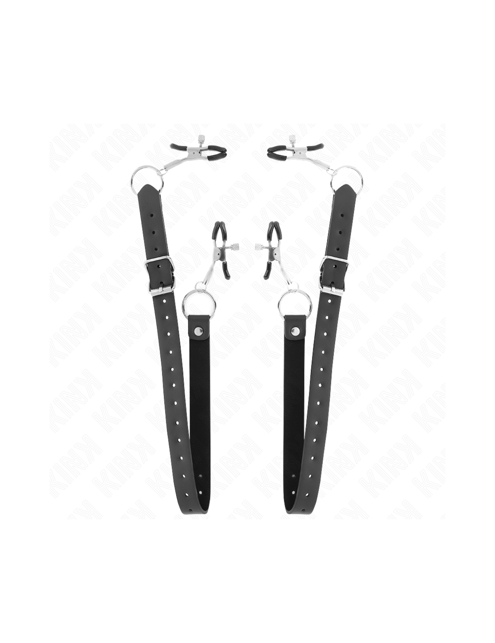 KINK - 4 PINCES À CLITORIS RÉGLABLES 34-48 CM
