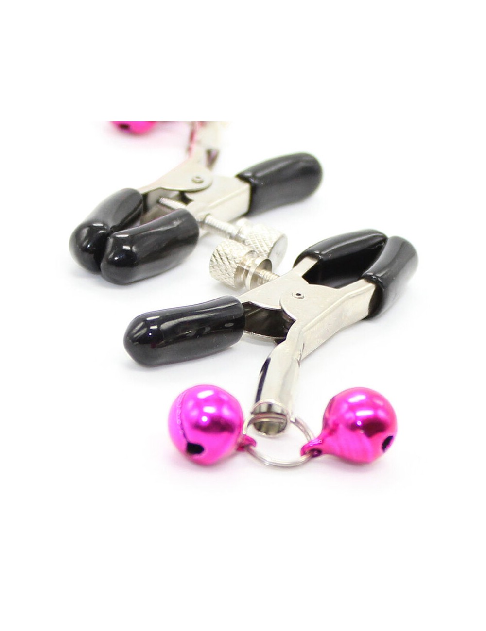 OHMAMA FETISH - PINCES TÉTONS AVEC CLOCHE ROSE OHMAMA FETISH - PINCES TÉTONS AVEC CLOCHE ROSE