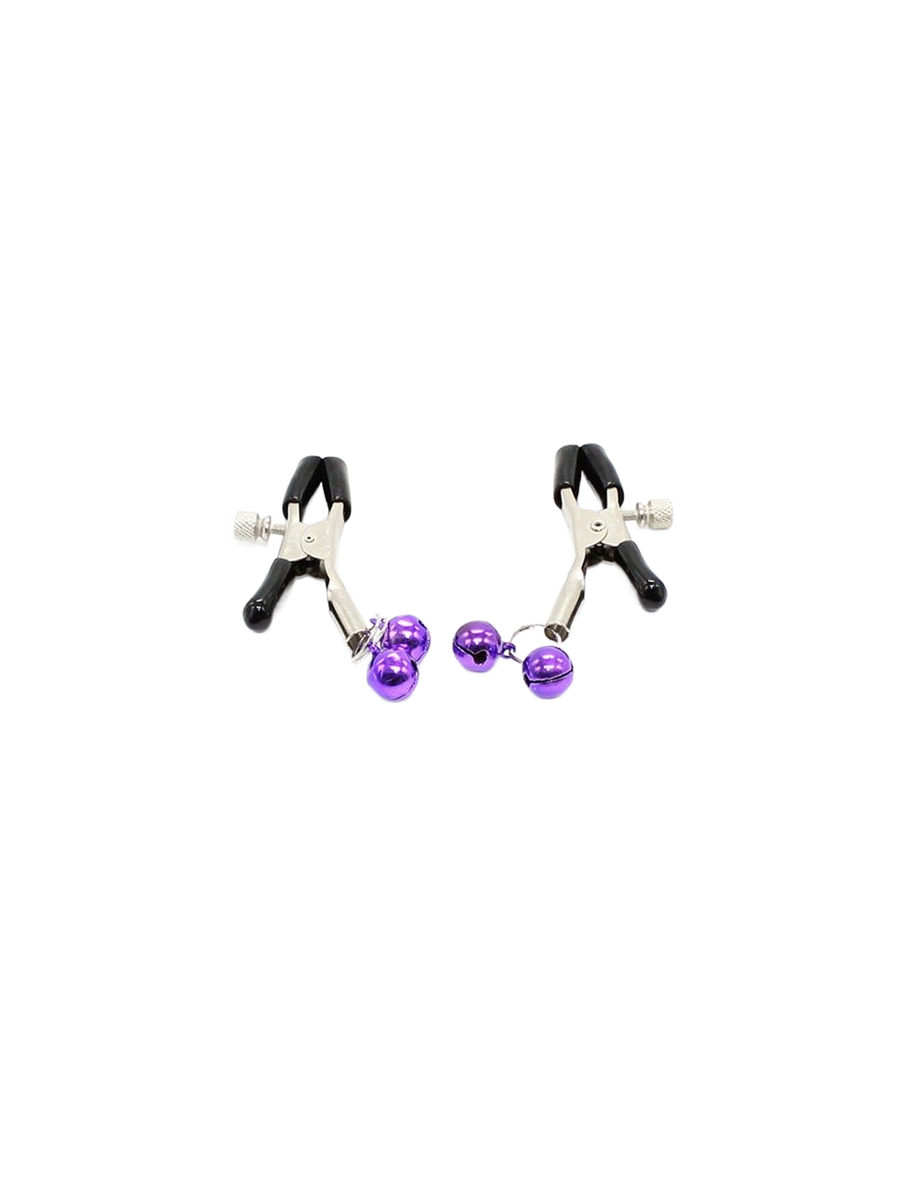 OHMAMA FETISH - Pinces à tétons AVEC CLOCHE LILAS OHMAMA FETISH - Pinces à tétons AVEC CLOCHE LILAS