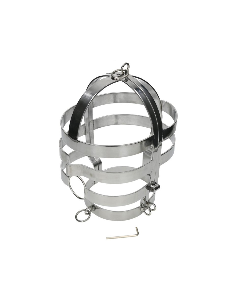 METAL HARD - MASQUE AVEC COLLIER EN ACIER METAL HARD - MASQUE AVEC COLLIER EN ACIER