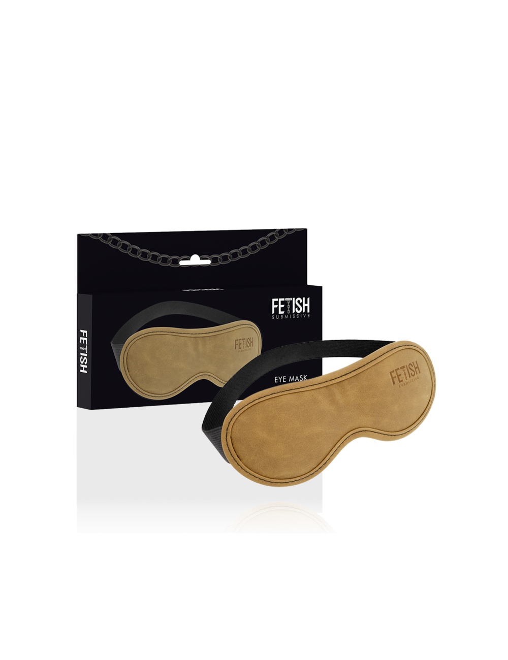 FETISH SUBMISSIVE ORIGEN - MASQUE EN CUIR VÉGAN AVEC DOUBLURE EN NÉOPRÈNE FETISH SUBMISSIVE ORIGEN - MASQUE EN CUIR VÉGAN AVEC DOUBLURE EN NÉOPRÈNE