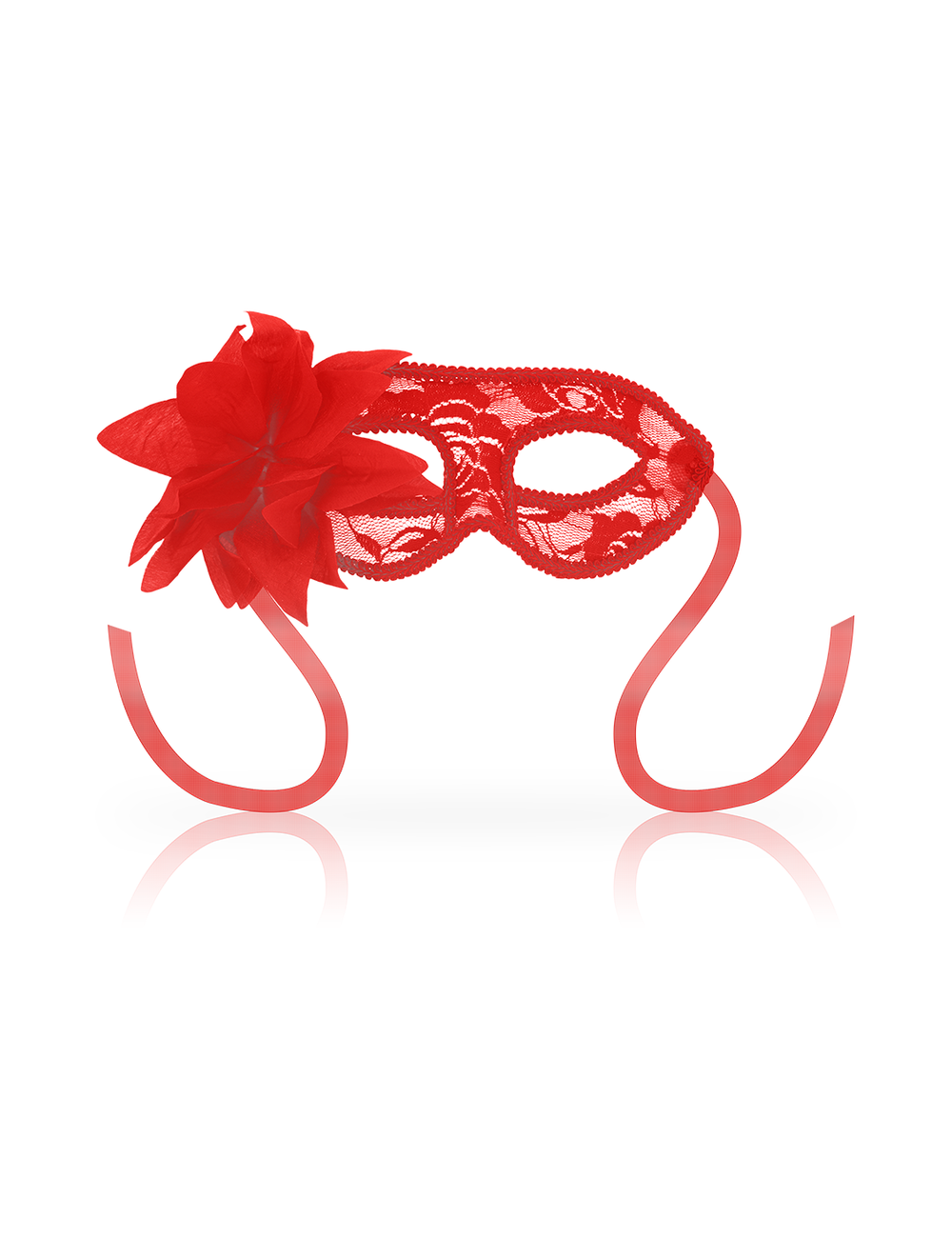 OHMAMA - MASQUES MASQUES DENTELLE ET FLEUR ROUGE OHMAMA - MASQUES MASQUES DENTELLE ET FLEUR ROUGE