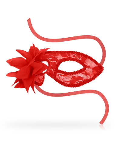 OHMAMA - MASQUES MASQUES DENTELLE ET FLEUR ROUGE