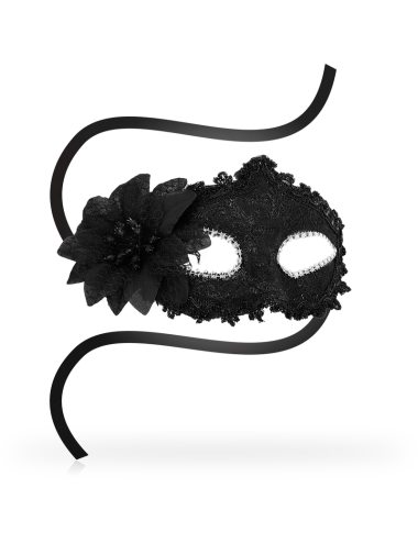OHMAMA - MASQUES ANTIZAZ FLEUR CÔTÉ STYLE VÉNITIEN - NOIR