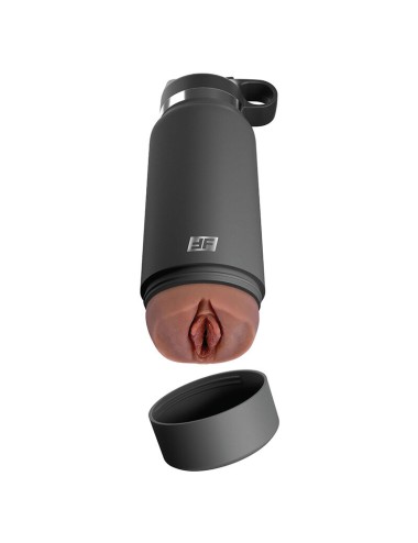 PDX PLUS - FUCK FLASK VAGINE STROKER DISCRET MODÈLE MARRON 2