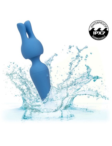 CALEXOTICS - COUTURE KIT VIBRATEUR WAND 10 VIBRATIONS BLEU