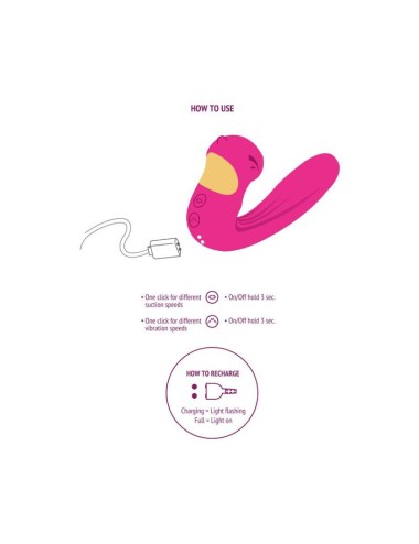 XOCOON - STIMULATEUR CELESTIAL LOVE VIBE FUCHSIA