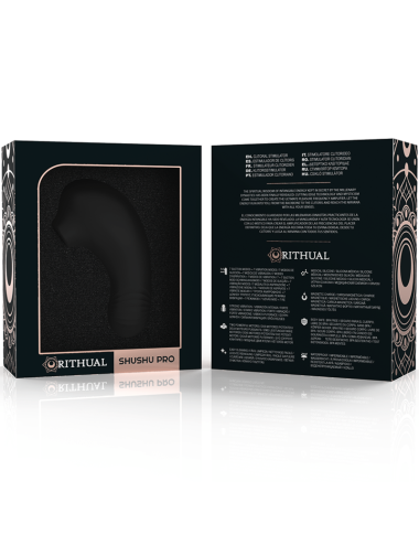 RITHUAL - STIMULATEUR DE CLITORIS DE POCHE SHUSHU PRO 2 MOTEURS  JET PUISSANTS