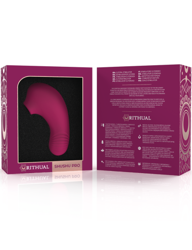 RITHUAL - STIMULATEUR DE CLITORIS DE POCHE SHUSHU PRO 2 PUISSANTS MOTEURS DORCHIDÉES