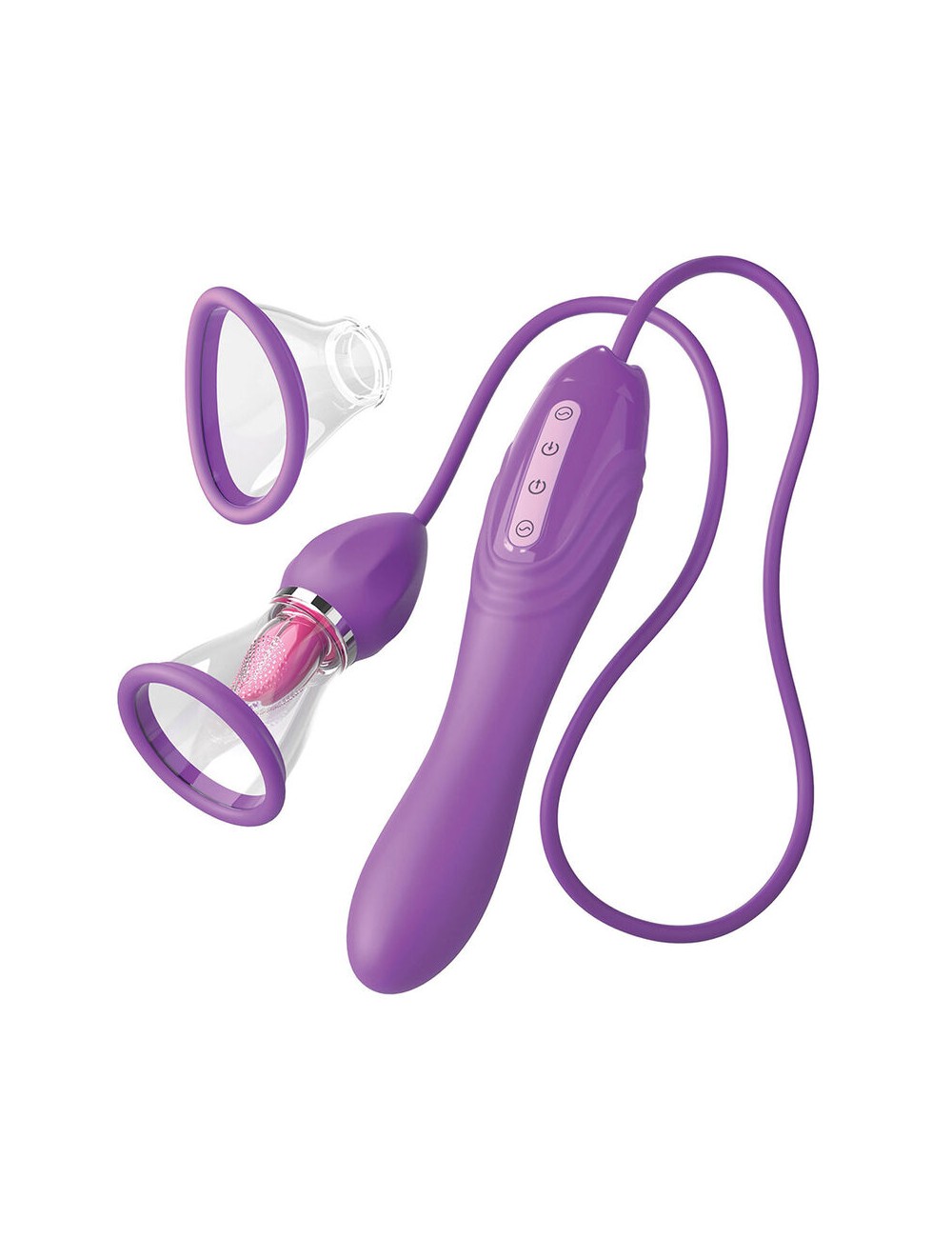 FANTASY FOR HER - TUYAU D'ASPIRATION MAXIMUM ULTIME PLAISIR AVEC LANGUE STIMULANTE VIOLET