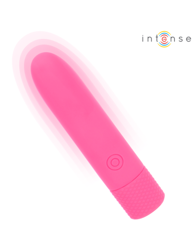 INTENSE - SYMONE USB WIEDERAUFLADBARER VIBRIERENDER BULLET 8 VIBRATIONEN ROSA 10 X 2