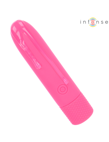 INTENSE - SYMONE USB WIEDERAUFLADBARER VIBRIERENDER BULLET 8 VIBRATIONEN ROSA 10 X 2,2 CM