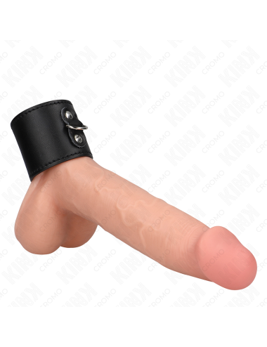 KINK - LEDER PENISRING MIT DRUCKVERSCHLUSS 18 X 5 CM