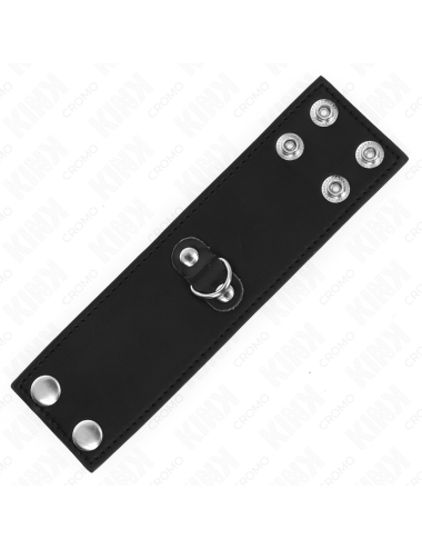 KINK - LEDER PENISRING MIT DRUCKVERSCHLUSS 18 X 5 CM