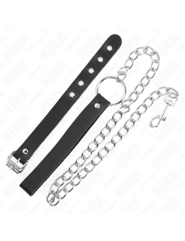 KINK - PENISRING AUS LEDER MIT RIEMEN 21
