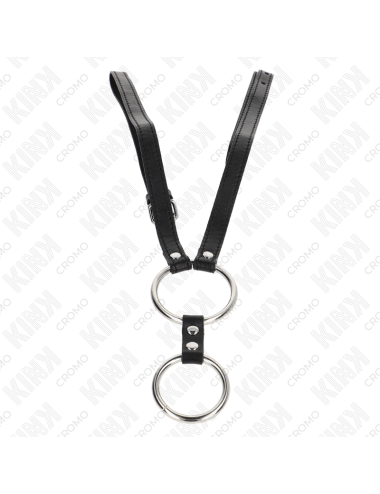 KINK - DOPPELTER PENISRING AUS METALL 3