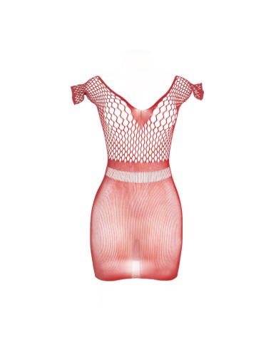 SUBBLIME - 951924 KURZES ROTES HKELKLEID MIT GRILL EINE GRÖSSE