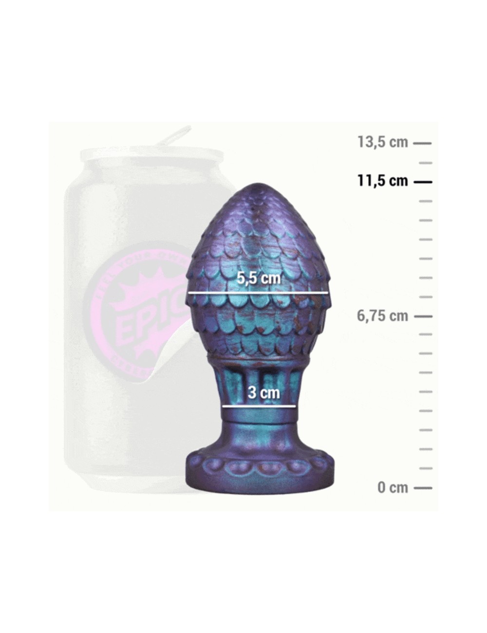 EPIC - VRAKOS DRACHENEI ANALPLUG GRÖSSE M EPIC - VRAKOS DRACHENEI ANALPLUG GRÖSSE M