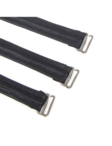 SUBBLIME - 954413 BONDAGE-BODY AUS LEDER SCHWARZ L/XL