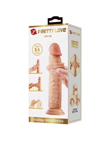 PRETTY LOVE - KEON REALISTISCHER DILDO 21 CM FLEISCH