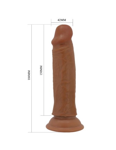PRETTY LOVE - QUENTIN REALISTISCHER DILDO 18 CM BRAUN