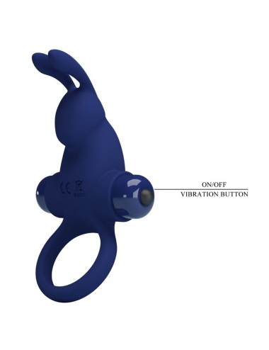 PRETTY LOVE - JIRO KANINCHENRING MIT VIBRATION BLAU